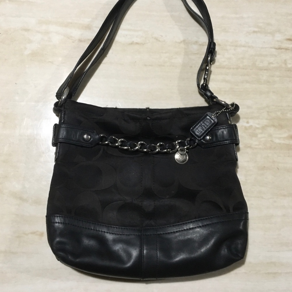 Coach Signature crossbody purse